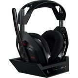 Logitech G Astro A50 LIGHTSPEED over-ear gaming headset Zwart, Basisstation (Gen 5), Pc, Xbox, PS5, Nintendo Switch, Bluetooth / USB-C