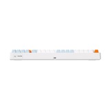 MCHOSE G98 Pro Orange Blue Snow Tiger Wireless Tri-Mode Custom Mechanical RGB gaming toetsenbord Blauw, US lay-out (QWERTY), TTC Snow Tiger, 98%, RGB, Hot swap, Double-Shot PBT, draadloos / Bluetooth / USB-C