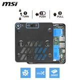 MSI Cubi NUC AI+ 3MG-003EU pc-systeem Zwart | Core Ultra 7 355 | Intel Graphics | 16 GB | 1 TB SSD