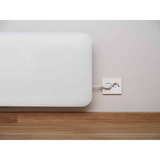 Mill Steel Wi-Fi paneelverwarming PA2000WIFI4A met voet Wit, 2000 Watt, tot 28 m², Zigbee 3.0, Mill-app
