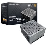 Montech Century II 850W voeding  Zilver, 4x PCIe, 1x 12V-2x6, Kabelmanagement
