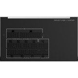 Montech Century II modulaire 850 watt voeding  Zilver, 1x 12V-2x6, 4x PCIe, 4x PCIe, 1x 12V-2x6, Kabelmanagement