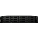 Synology RackStation RS3621xs+ nas Zwart/grijs, 4x 1 GbE LAN, 2x 10 GbE LAN, USB 3.0