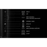 TCL 65QLED780L 4K Ultra HD Smart TV 65" Zwart, 3x HDMI, USB-A, LAN, WiFi 5, BlueTooth, USB-A