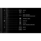 TCL 65QLED780L 4K Ultra HD Smart TV 65" Ultra HD QLED Zwart, 3x HDMI, USB-A, LAN, WiFi 5, BlueTooth, USB-A