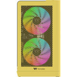 Thermaltake  midi tower behuizing Geel | 2x USB-A | 1x USB-C | Window