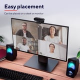 Trust Taxon QHD Webcam Zwart, Autofocus | dubbele microfoon | privacyfilter