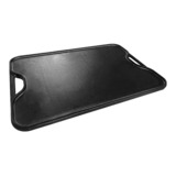 Victoria Omkeerbare Bakplaat 50 x 35 cm, Seasoned grillplaat Zwart, Color packaging