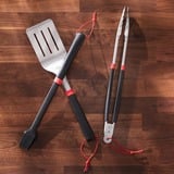 Weber 3-delige Precision barbecueset grillbestek Roestvrij staal/zwart