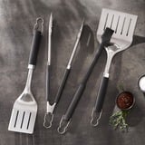 Weber 3-delige Precision barbecueset grillbestek Roestvrij staal/zwart