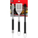 Weber 3-delige Precision barbecueset grillbestek Roestvrij staal/zwart