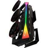 XFX Radeon RX 9070 XT OC Mercury RGB Magnetic Air grafische kaart Zwart, RDNA4, GDDR6, 3x DisplayPort, 1x HDMI 2.1
