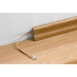 goobay CAT 6A Flat Patch Cable U/UTP, 5 meter kabel Zwart/blauw