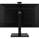 ASUS BE279QFK Video Conferencing Monitor 27" Zwart, 1x DisplayPort, 1x HDMI, 1x VGA, Webcam