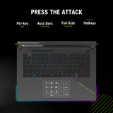 ASUS ROG Strix G16 G614FR-RV014W 16"  gaming laptop Grijs | R9 9955HX | RTX 5070 Ti | 32 GB | 2 TB SSD