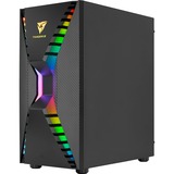 Aerocool Cronus midi tower behuizing Zwart | 2x USB-A | RGB | Window