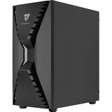 Aerocool Cronus midi tower behuizing Zwart | 2x USB-A | RGB | Window