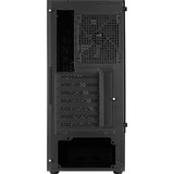 Aerocool Wave-G-BK-v1 midi tower behuizing Zwart | 3x USB-A | Window