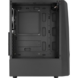 Aerocool Wave-G-BK-v1 midi tower behuizing Zwart | 3x USB-A | Window