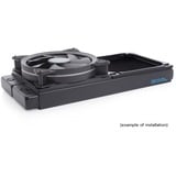 Alphacool Shroud & Decoupling 140mm (7mm thick) inbouwframe Zwart