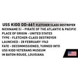 COBI Historical Collection - USS Kidd DD-661 Constructiespeelgoed Schaal 1:300