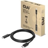 Club 3D DisplayPort 1.4 > HDMI kabel Zwart, 3 meter, 4K 120Hz, 8K 60Hz