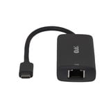 Club 3D USB-C naar 10Gb-LAN Ethernet adapter Zwart