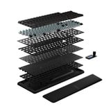 Corsair VANGUARD PRO 96 RGB mechanisch gaming toetsenbord Zwart, US lay-out (QWERTY), Corsair MGX, 96%, RGB, Keycaps PBT double-shot, ABS single-shot, Hot-swap