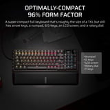 Corsair VANGUARD PRO 96 RGB mechanisch gaming toetsenbord Zwart, US lay-out (QWERTY), Corsair MGX, 96%, RGB, Keycaps PBT double-shot, ABS single-shot, Hot-swap