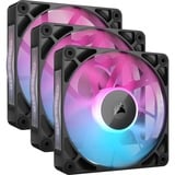 Corsair iCUE LINK RX120 RGB 120 mm PWM-fan, Starterskit case fan Zwart, 4-pin PWM