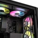 Corsair iCUE LINK RX120 RGB 120 mm PWM-fan, Starterskit case fan Zwart, 4-pin PWM