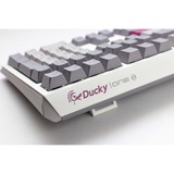 Ducky One 3 Mist Grey, toetsenbord Lichtgrijs, US lay-out, Cherry MX Silent Red, RGB led, Double-shot PBT, Hot-swappable, QUACK Mechanics