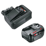 GARDENA Startkit P4A QC AL18V-44 + 1x 4,0 Ah | snellader en accu set 14915-20 | snellader AL18V-44 | PBA 18V 4,0 Ah SoC accu