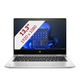 HP ProBook x360 435 G8 (4K7B1EA) 13.3" 2-in-1 laptop Zilver | 256 GB SSD | WiFi 5 | Touch | Windows 10 Pro