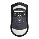 Hator Pulsar 3 Ultra 4K Wireless gaming muis Zwart, 400 - 30.000 DPI, RGB, 2.4GHz, Bluetooth 5.1, and USB