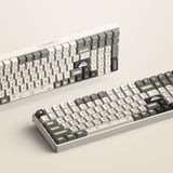 Iqunix F97 Hitchhiker Wireless Mechanical Keyboard Grijs, US lay-out (QWERTY), Cherry MX Red, 96%, RGB leds, Hot-swappable, PBT, 2.4GHz | Bluetooth 5.1 | USB-C
