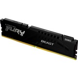 Kingston FURY 16 GB DDR5-6000 werkgeheugen Zwart, KF560C30BBE-16, Fury Beast, XMP, EXPO