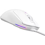 LORGAR MSA10 gaming muis Wit, 100 - 12000 dpi, Ultralight, RGB