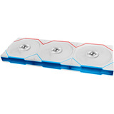 Lian Li UNI FAN TL FLEX 120 Wireless RGB case fans Wit, 3 stuks, 120 x 124 x 28 mm, PWM, 3 stuks, Incl. Controller