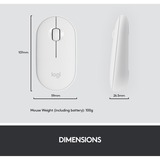 Logitech MK470 Slim Wireless Keyboard and Mouse Combo  desktopset Wit, US-International lay-out (QWERTY), Scissor switches, 100%, 1000 dpi