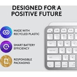 Logitech MX Keys Mini For Mac Minimalist Wireless Illuminated Keyboard, toetsenbord Grafiet, US-International, Bluetooth