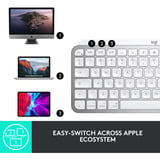 Logitech MX Keys Mini For Mac Minimalist Wireless Illuminated Keyboard, toetsenbord Grafiet, US lay-out, Bluetooth