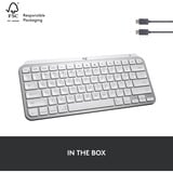 Logitech MX Keys Mini For Mac Minimalist Wireless Illuminated Keyboard, toetsenbord Grafiet, US-International, Bluetooth