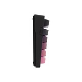 MCHOSE G98 Pro Black Pink Cabbage Tofu V2 Wireless Tri-Mode Custom Mechanical RGB gaming toetsenbord Zwart, US lay-out (QWERTY), KTT Cabbage Tofu V2, RGB, Hot swap, Side engraved PBT, draadloos | Bluetooth | USB-C