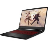 MSI Katana GF66 11UD-007NL, 15.6" Gaming laptop Zwart, 144 Hz, 512GB SSD, RTX 3050 Ti, Wifi 6, BT, Windows 10