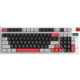 Monka Storm KG991W, gaming toetsenbord Wit, US lay-out, MONKA Violet, PBT, RGB, Hot-Swap, 2.4 GHz / Bluetooth / USB