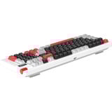 Monka Storm KG991W, gaming toetsenbord Wit, US lay-out, MONKA Violet, PBT, RGB, Hot-Swap, 2.4 GHz / Bluetooth / USB