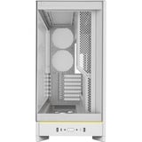 Montech HS02 midi tower behuizing Wit | 2x USB-A | 1x USB-C | RGB | Tempered Glass