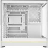 Montech HS02 midi tower behuizing Wit | 2x USB-A | 1x USB-C | RGB | Tempered Glass