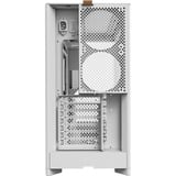 Montech HS02 midi tower behuizing Wit | 2x USB-A | 1x USB-C | RGB | Tempered Glass